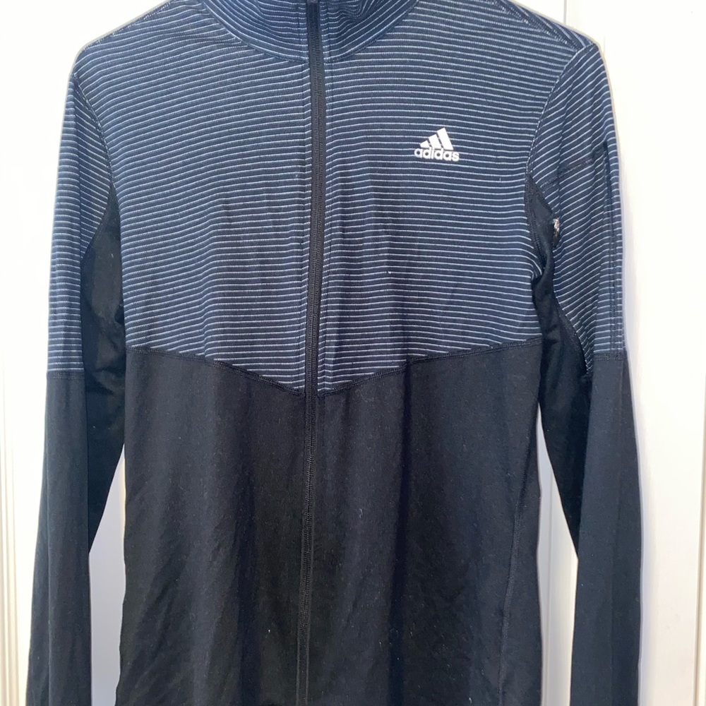 Adidas running zip up